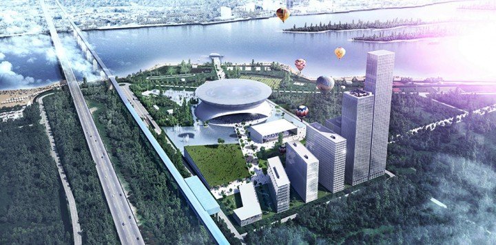 Огромную спортивную арену построят на набережной в Новосибирске